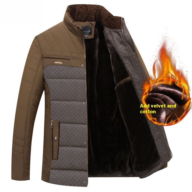 Men’s Warm Cotton-Padded Jacket