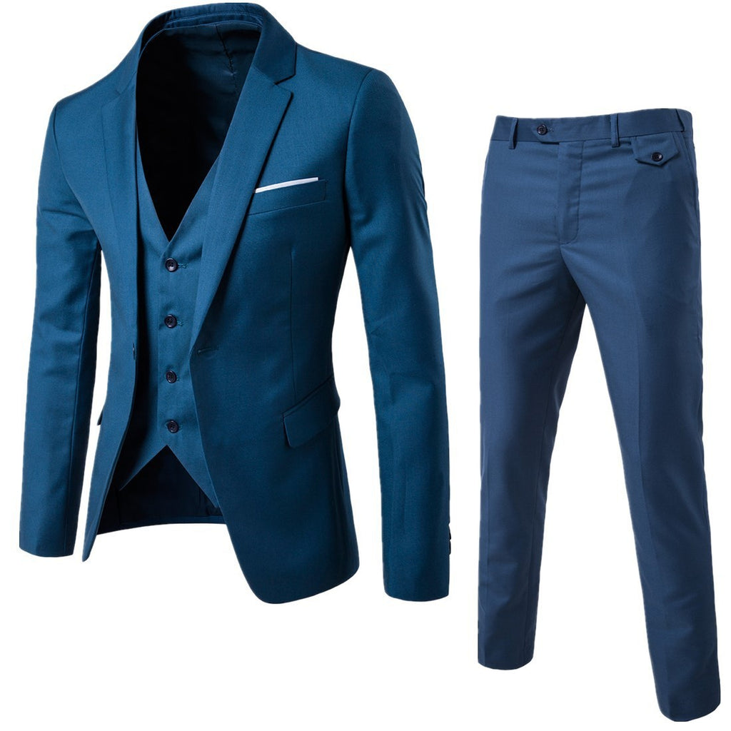 Men’s Korean Style Two-Piece Suit