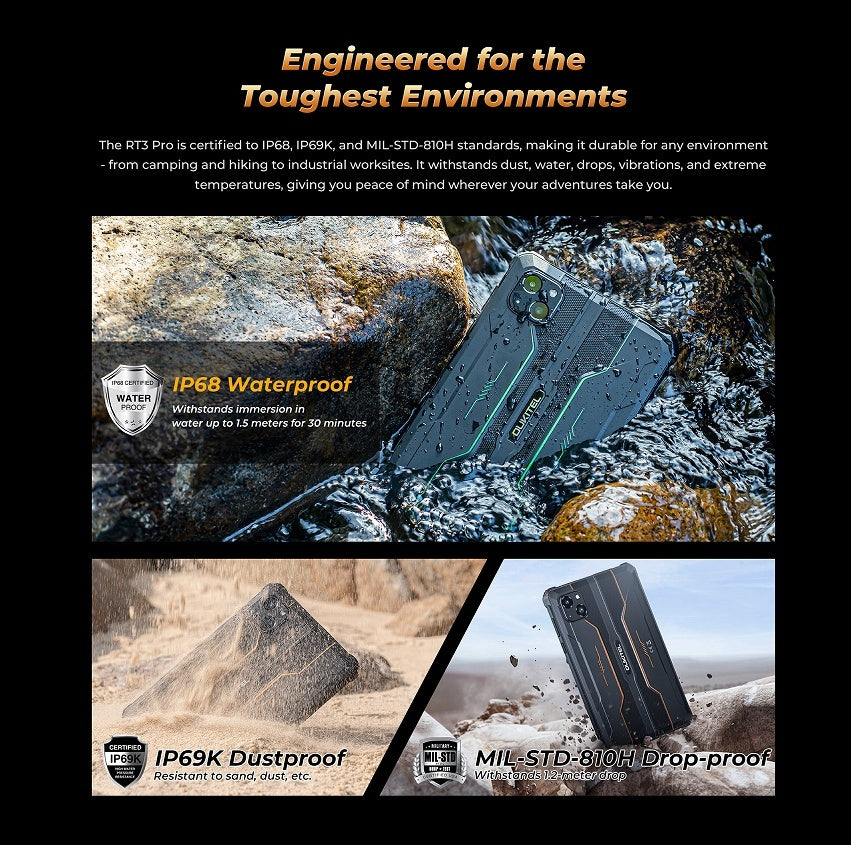 RT3 PRO Mobile Phone with Long Battery