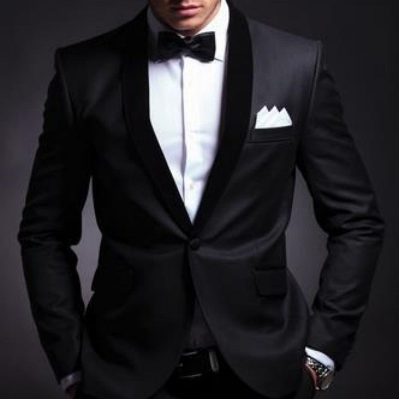 Men’s Sharp Two-Piece Suit for All Season
