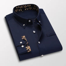 Long Sleeve Soft Office Shirt for Gentlemen