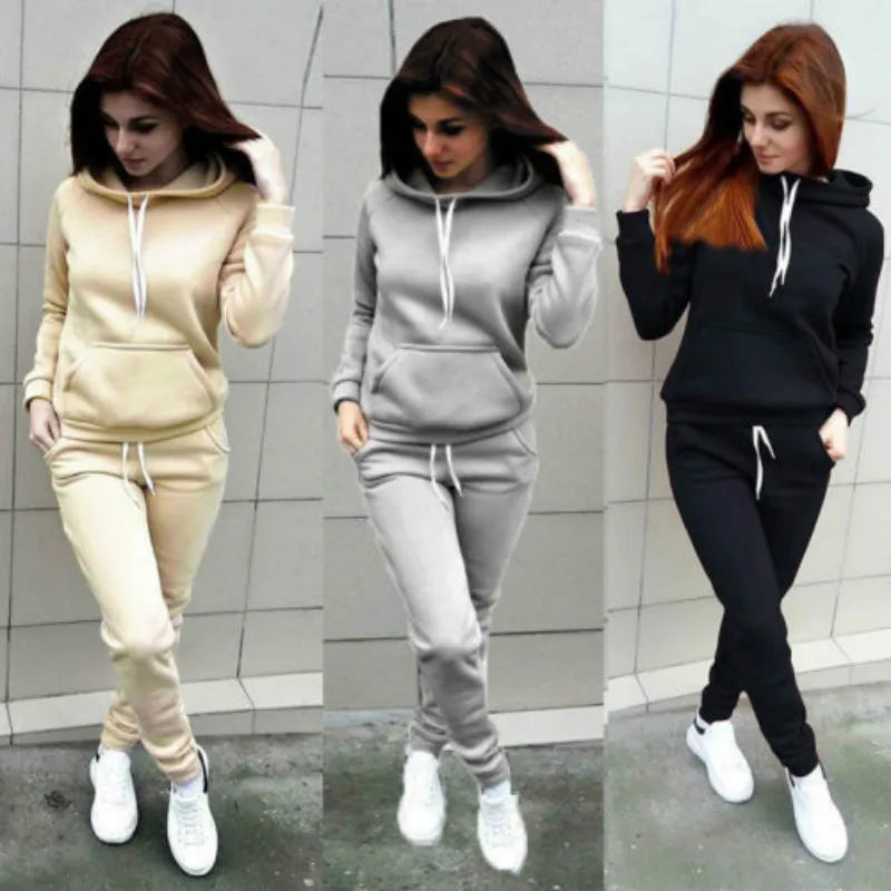 Streetwear 2 Piece Tracksuit for Women