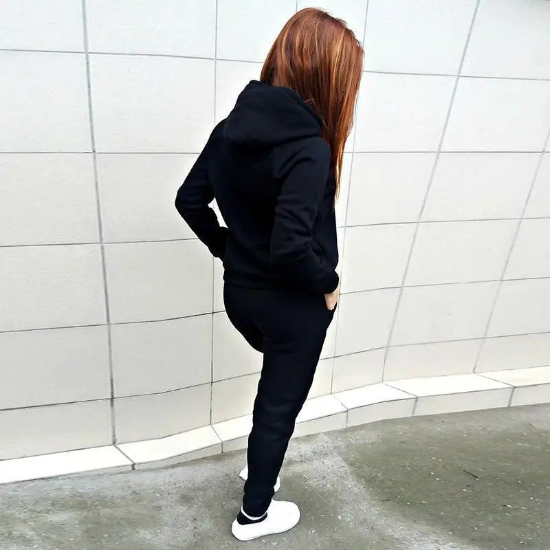 Streetwear 2 Piece Tracksuit for Women
