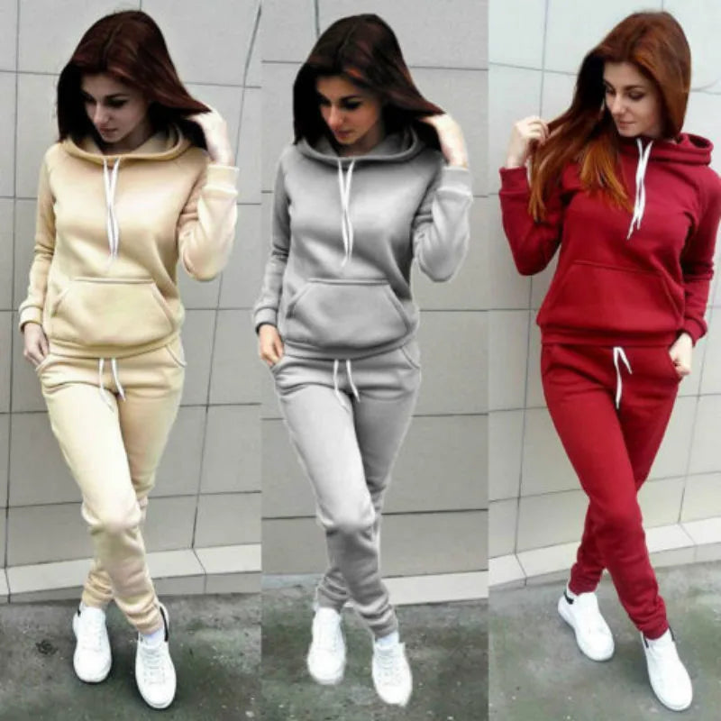 Streetwear 2 Piece Tracksuit for Women