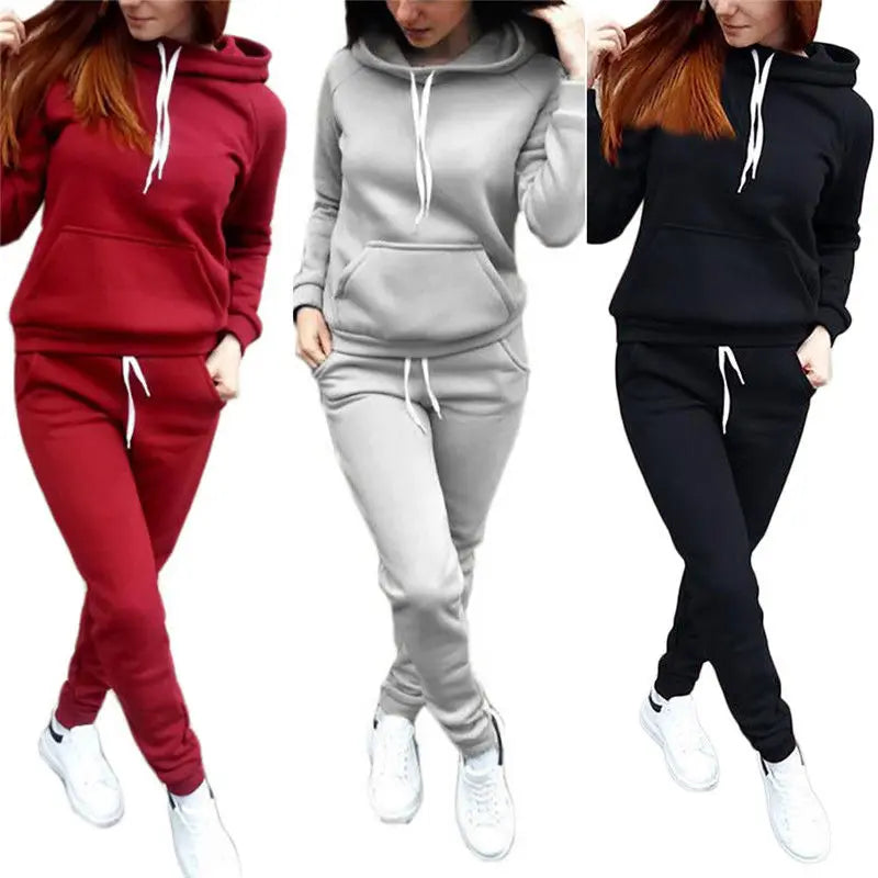 Streetwear 2 Piece Tracksuit for Women