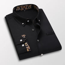 Long Sleeve Soft Office Shirt for Gentlemen
