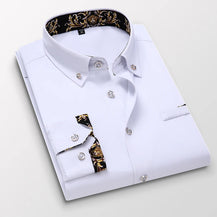 Long Sleeve Soft Office Shirt for Gentlemen