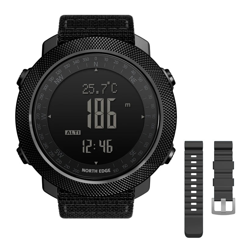 NORTH EDGE Men’s 50M Waterproof Military Watch