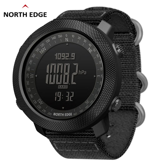 NORTH EDGE Men’s 50M Waterproof Military Watch