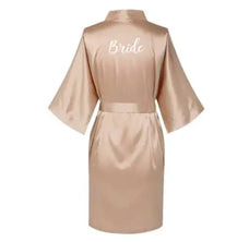 Women’s Elegant Rose Gold Bridal Party Robes