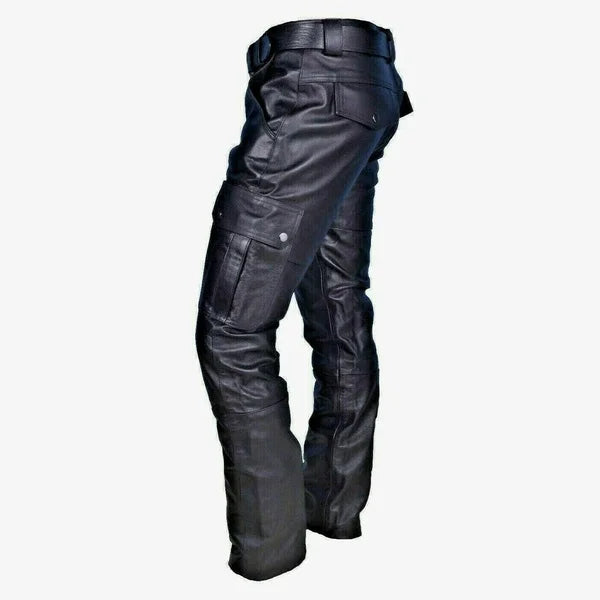 Leather Motorcycle Pants for Men