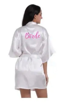 Women’s Elegant Rose Gold Bridal Party Robes