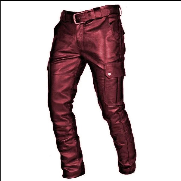 Leather Motorcycle Pants for Men