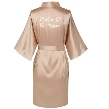 Women’s Elegant Rose Gold Bridal Party Robes