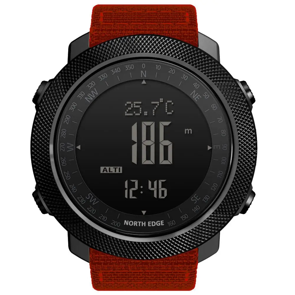NORTH EDGE Men’s 50M Waterproof Military Watch