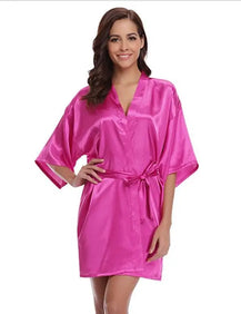 Women’s Elegant Silk Robe for for Weddings