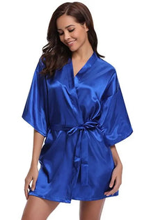 Women’s Elegant Silk Robe for for Weddings