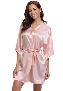 Women’s Elegant Silk Robe for for Weddings