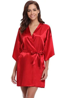 Women’s Elegant Silk Robe for for Weddings