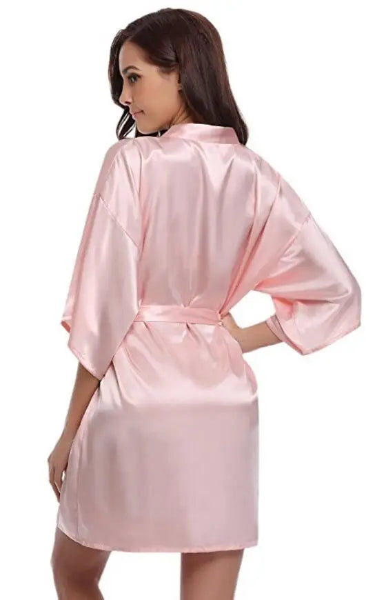 Women’s Elegant Silk Robe for for Weddings