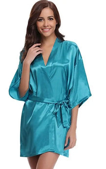 Women’s Elegant Silk Robe for for Weddings