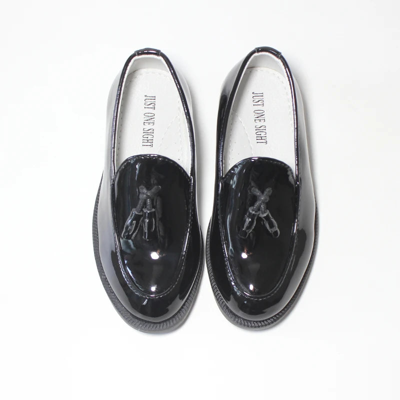 Boys' Black Dress Shoes for Wedding & Party