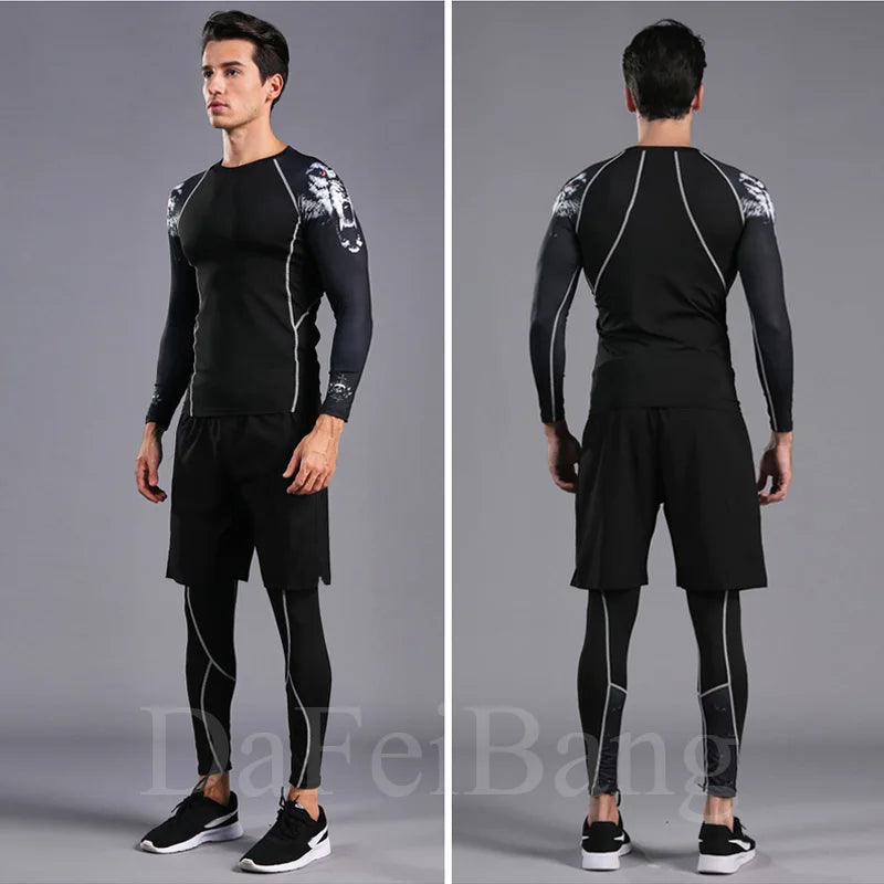 Men’s 2-Piece Bodybuilding Suit