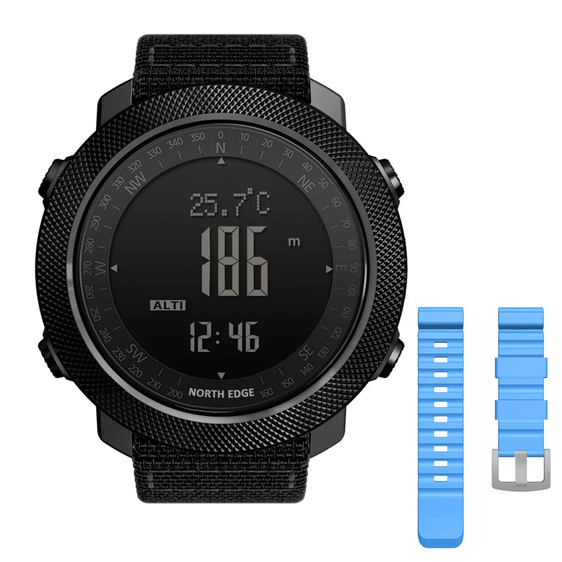 NORTH EDGE Men’s 50M Waterproof Military Watch