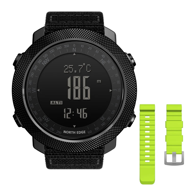 NORTH EDGE Men’s 50M Waterproof Military Watch