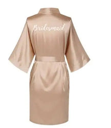 Women’s Elegant Rose Gold Bridal Party Robes