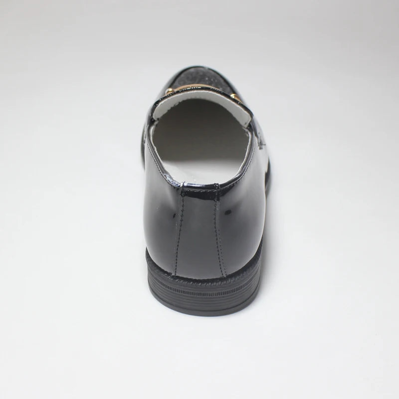 Kids' Black Patent Leather Dress Shoes