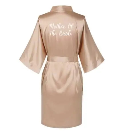 Women’s Elegant Rose Gold Bridal Party Robes