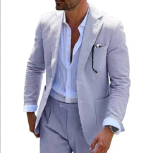Seersucker Summer Suit for Men