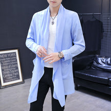 Men’s Long Mid-Length Trench Coat