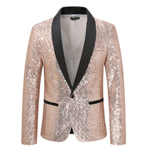 Men’s Sequined Casual Dance Suit