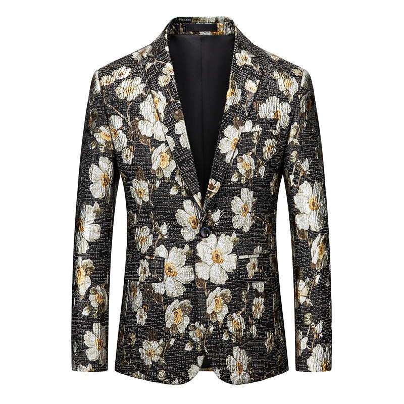 African National Style Men’s Printed Suit