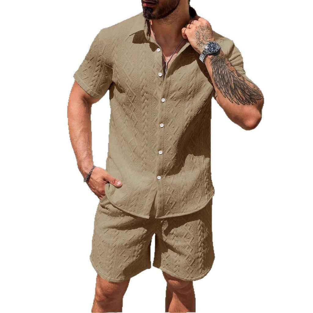 Men’s Lightweight Summer Shirt and Shorts Set