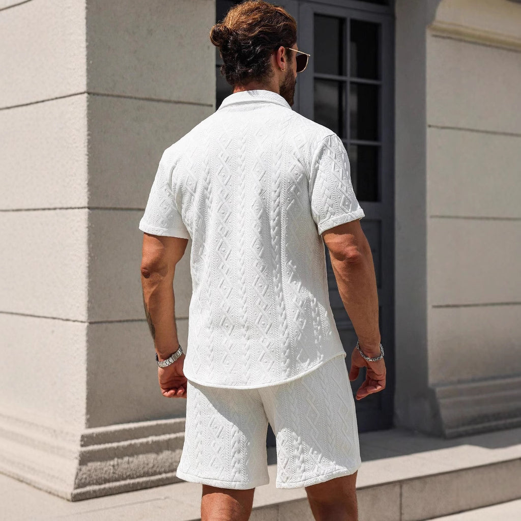 Men’s Lightweight Summer Shirt and Shorts Set