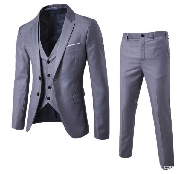 Men’s Cotton Blend Business Suit