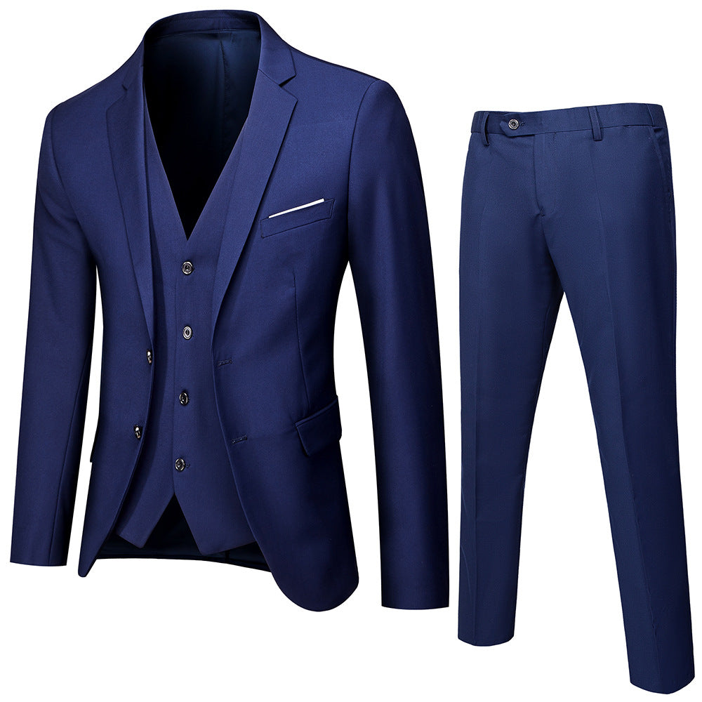 Men’s Cotton Blend Business Suit