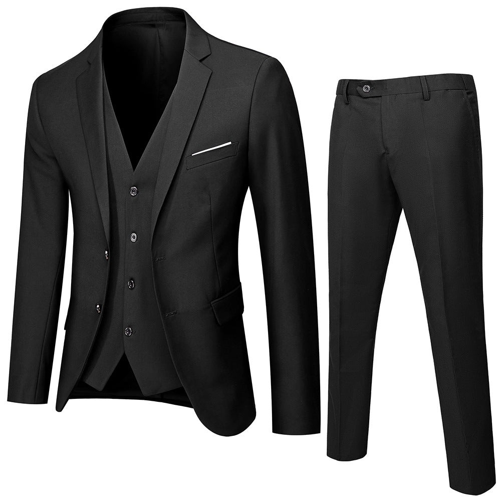 Men’s Cotton Blend Business Suit