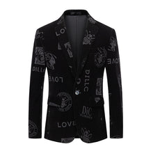 African National Style Men’s Printed Suit