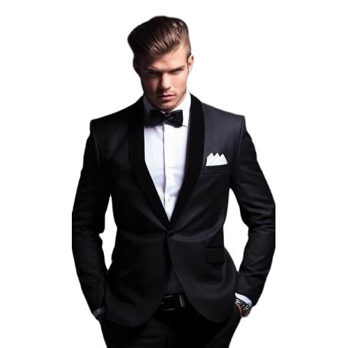 Men’s Sharp Two-Piece Suit for All Season