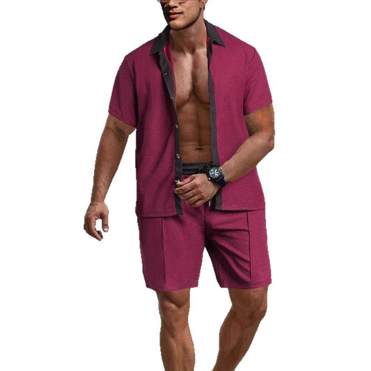Men’s Summer Vacation Shirt & Shorts Set