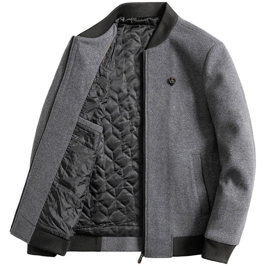 Men’s Warm Thick Cotton Woolen Jacket
