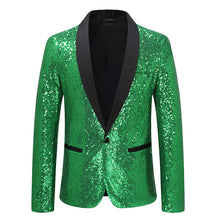 Men’s Sequined Casual Dance Suit