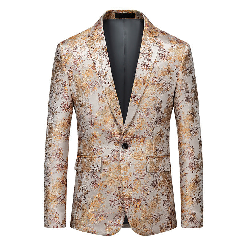 African National Style Men’s Printed Suit