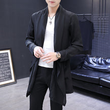 Men’s Long Mid-Length Trench Coat