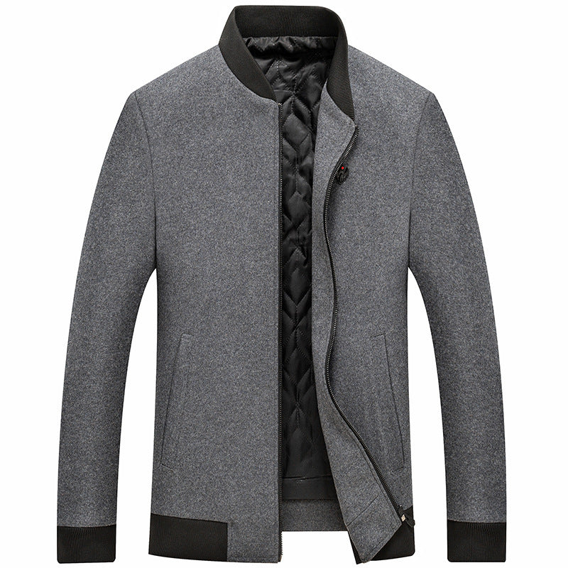 Men’s Warm Thick Cotton Woolen Jacket