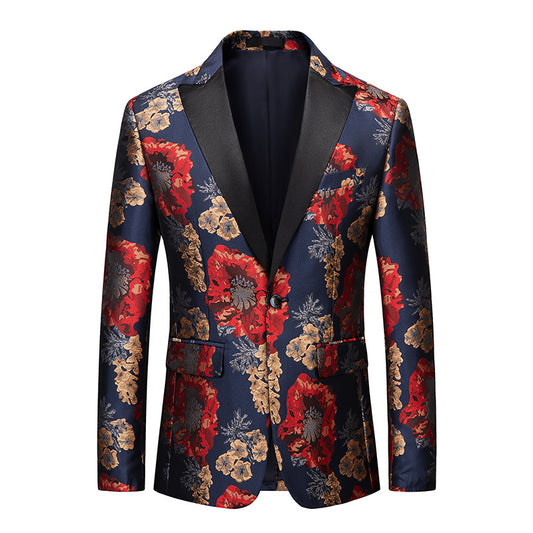 African National Style Men’s Printed Suit